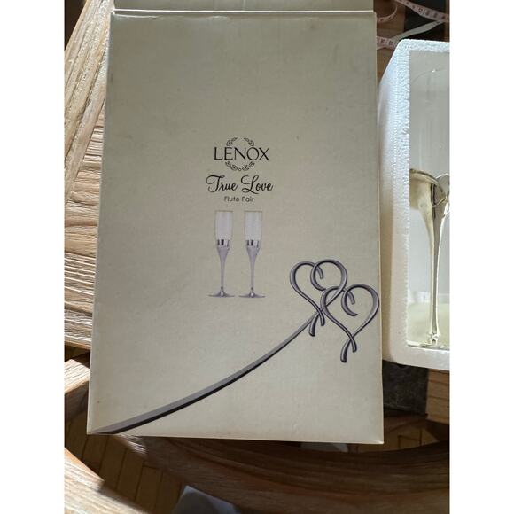 Lenox True Love Champagne Flute Pair - Picture 5 of 5